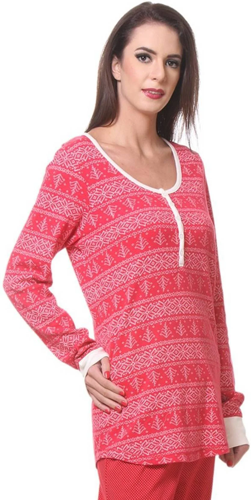 KOTTY Casual Printed Women Red Top - Image 3