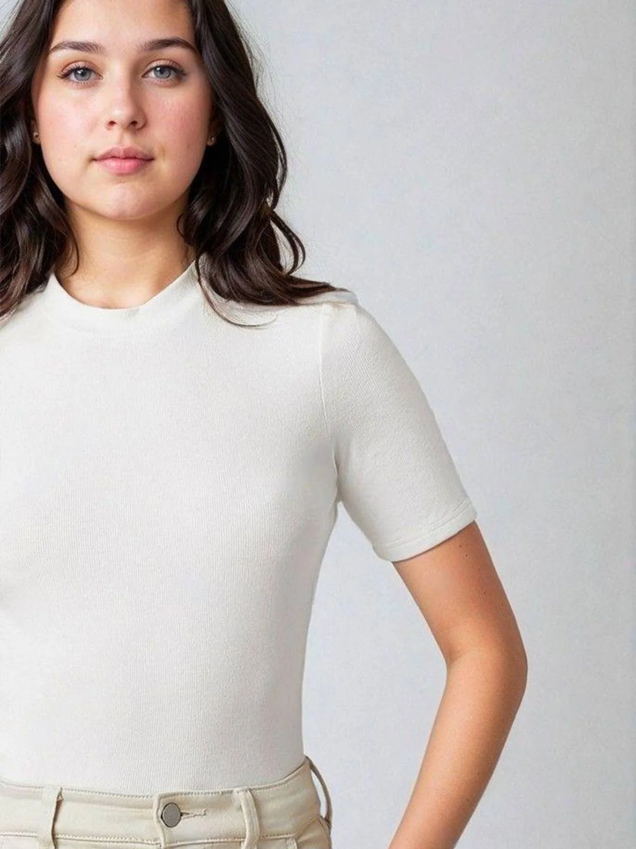 KOTTY Casual Regular Sleeves Solid Women White Top - Image 4