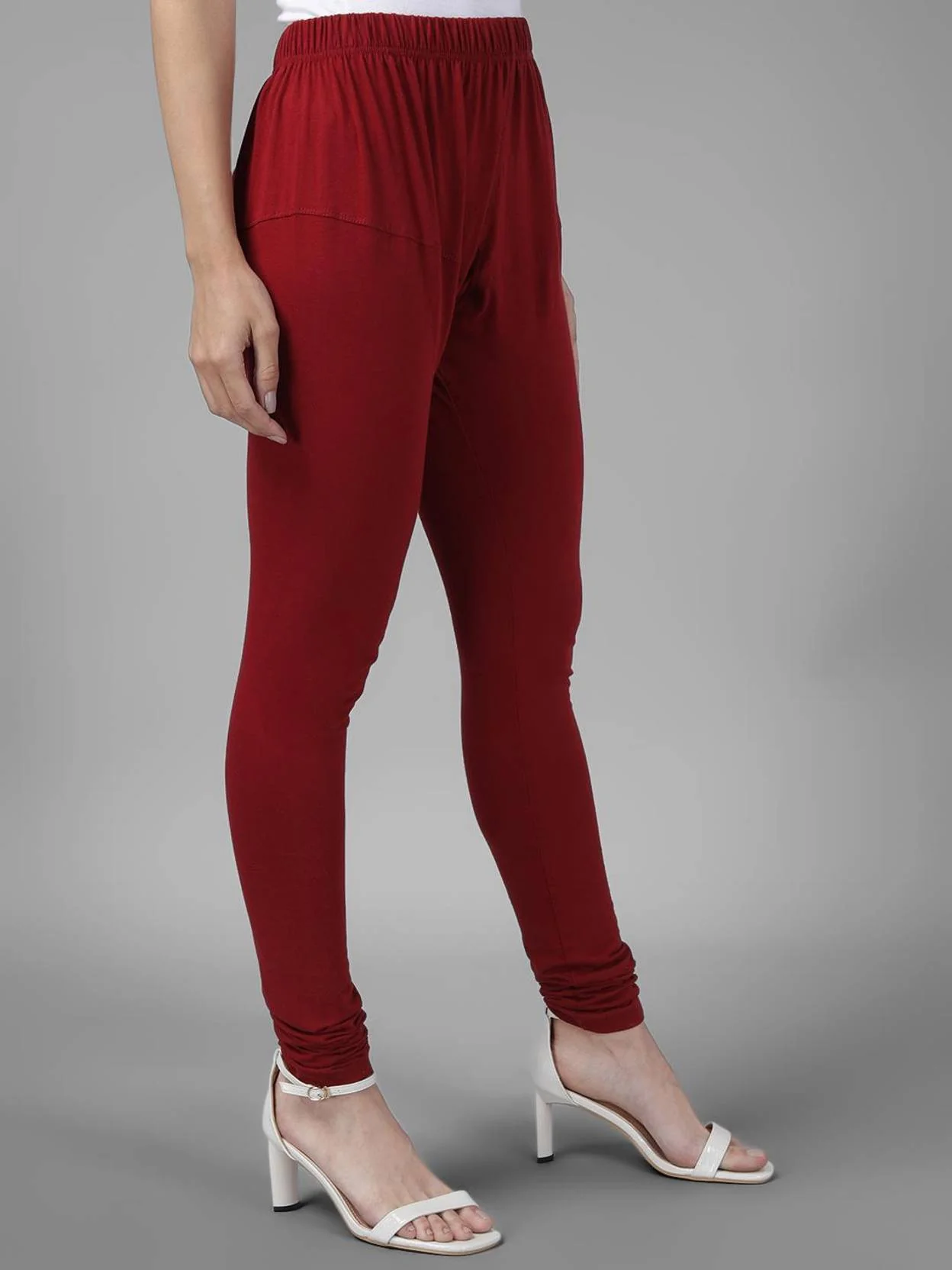 KOTTY  Color Block Women Maroon Tights - Image 3