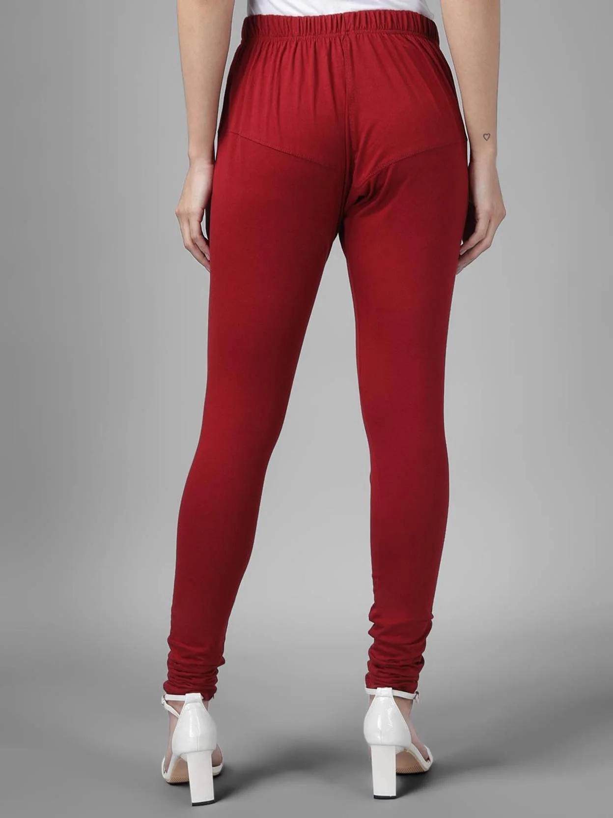 KOTTY  Color Block Women Maroon Tights - Image 4