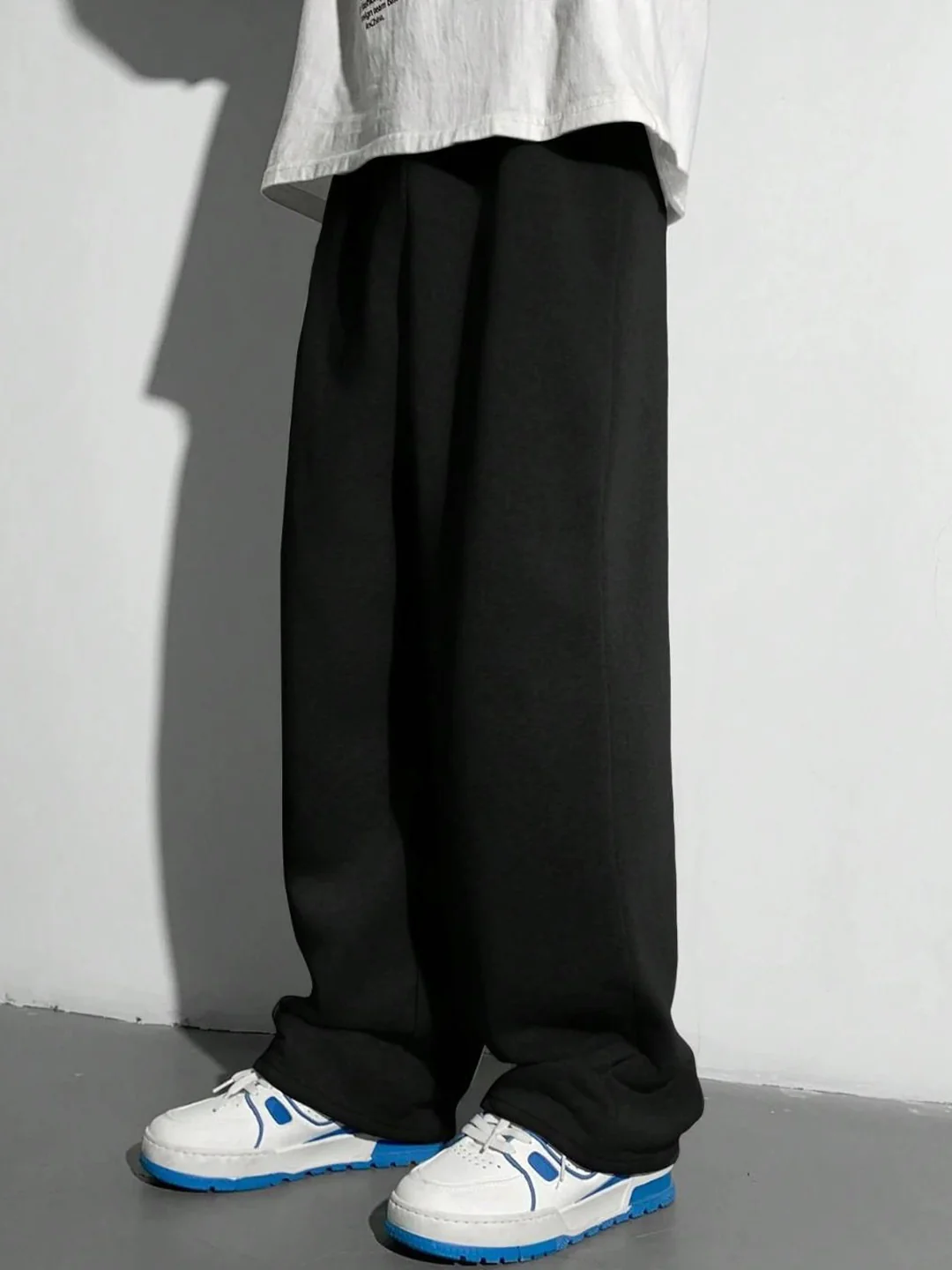 KOTTY Men‚Äôs Black Relaxed Fit Track Pants - Image 4