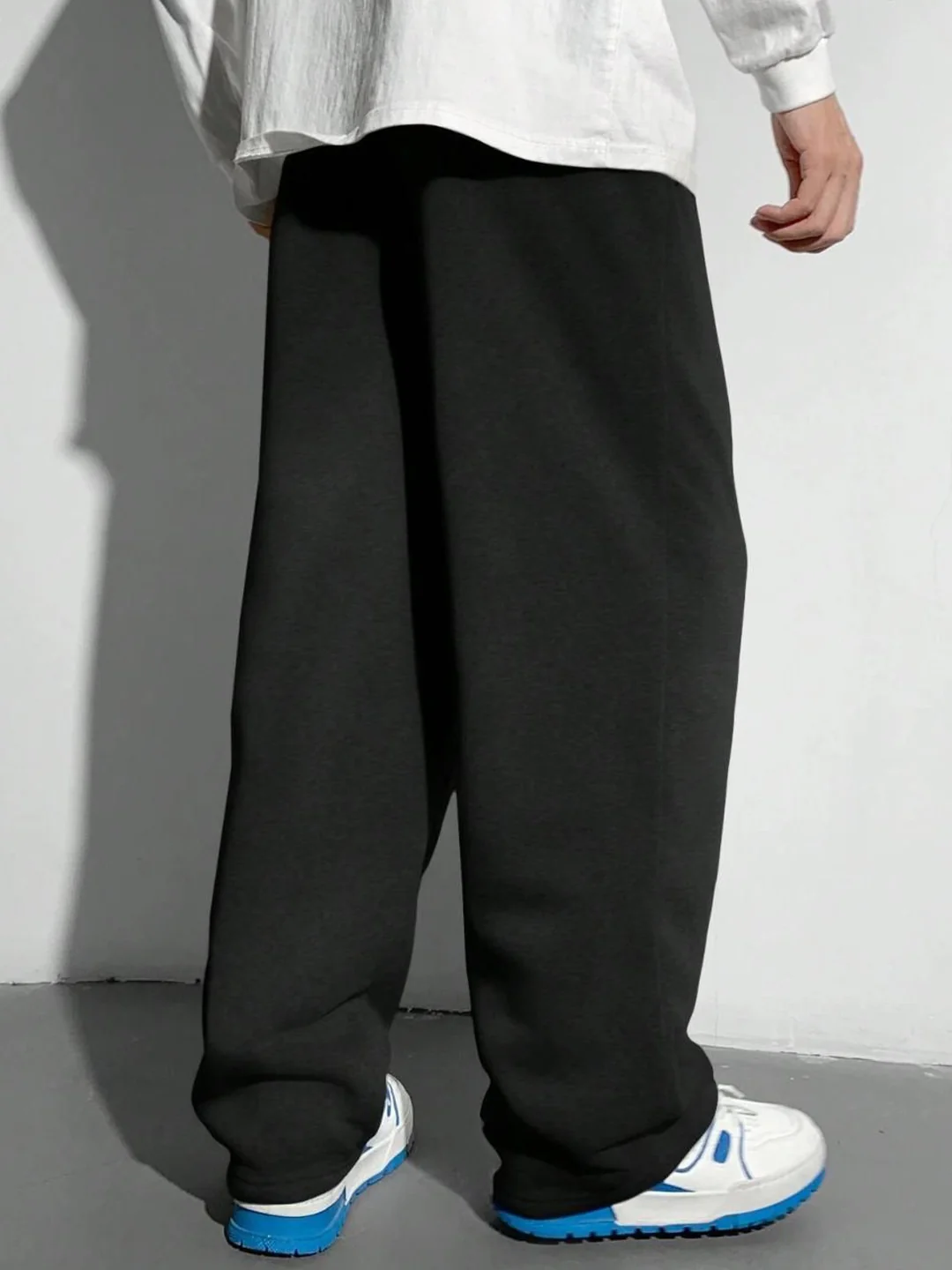 KOTTY Men‚Äôs Black Relaxed Fit Track Pants - Image 6