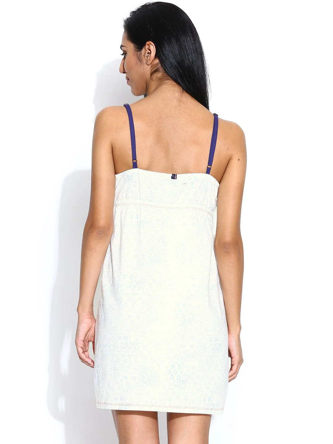 Kotty Off-White Printed Nightdress - Image 3