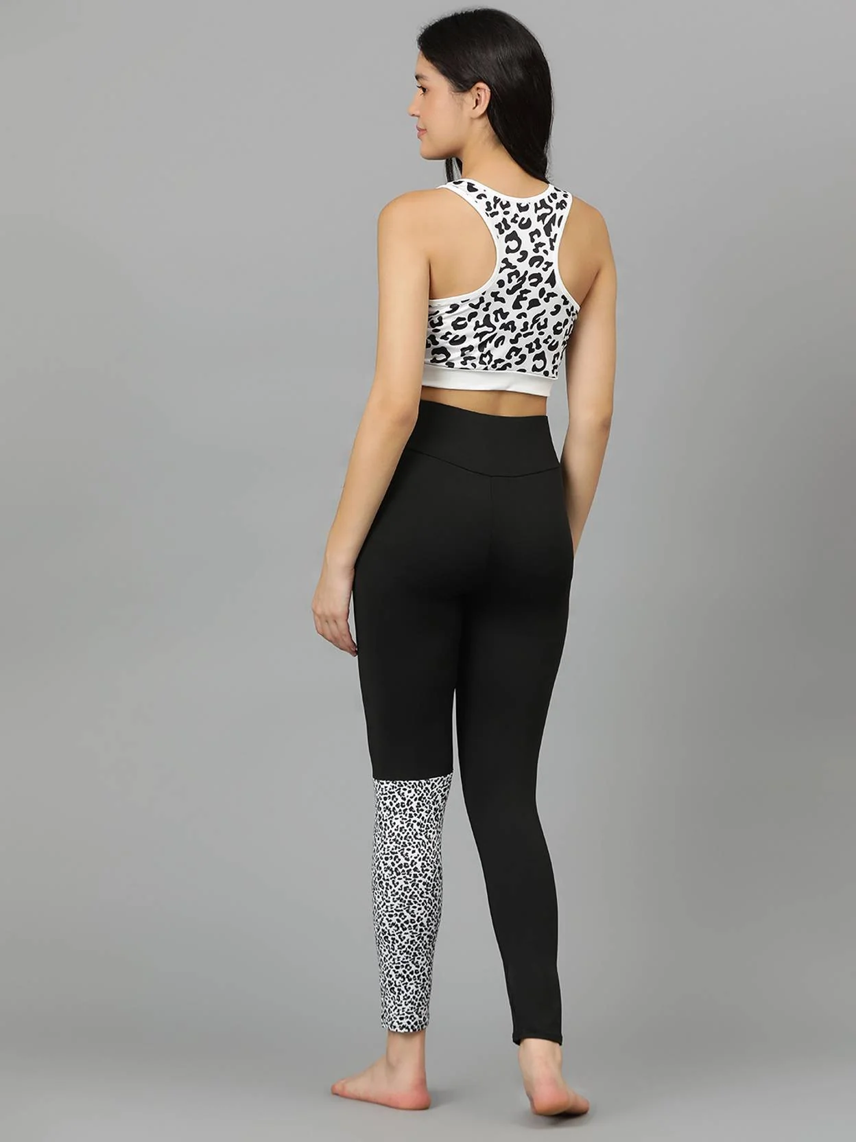 KOTTY Printed Women Black Tights - Image 2