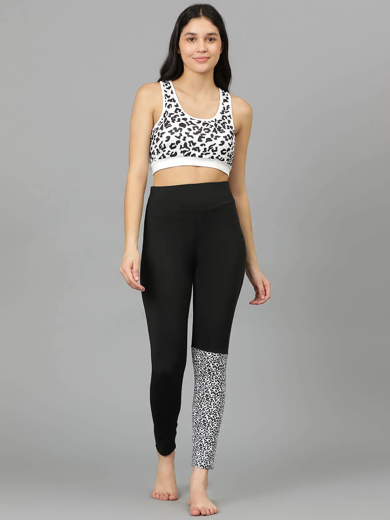 KOTTY Printed Women Black Tights - Image 5