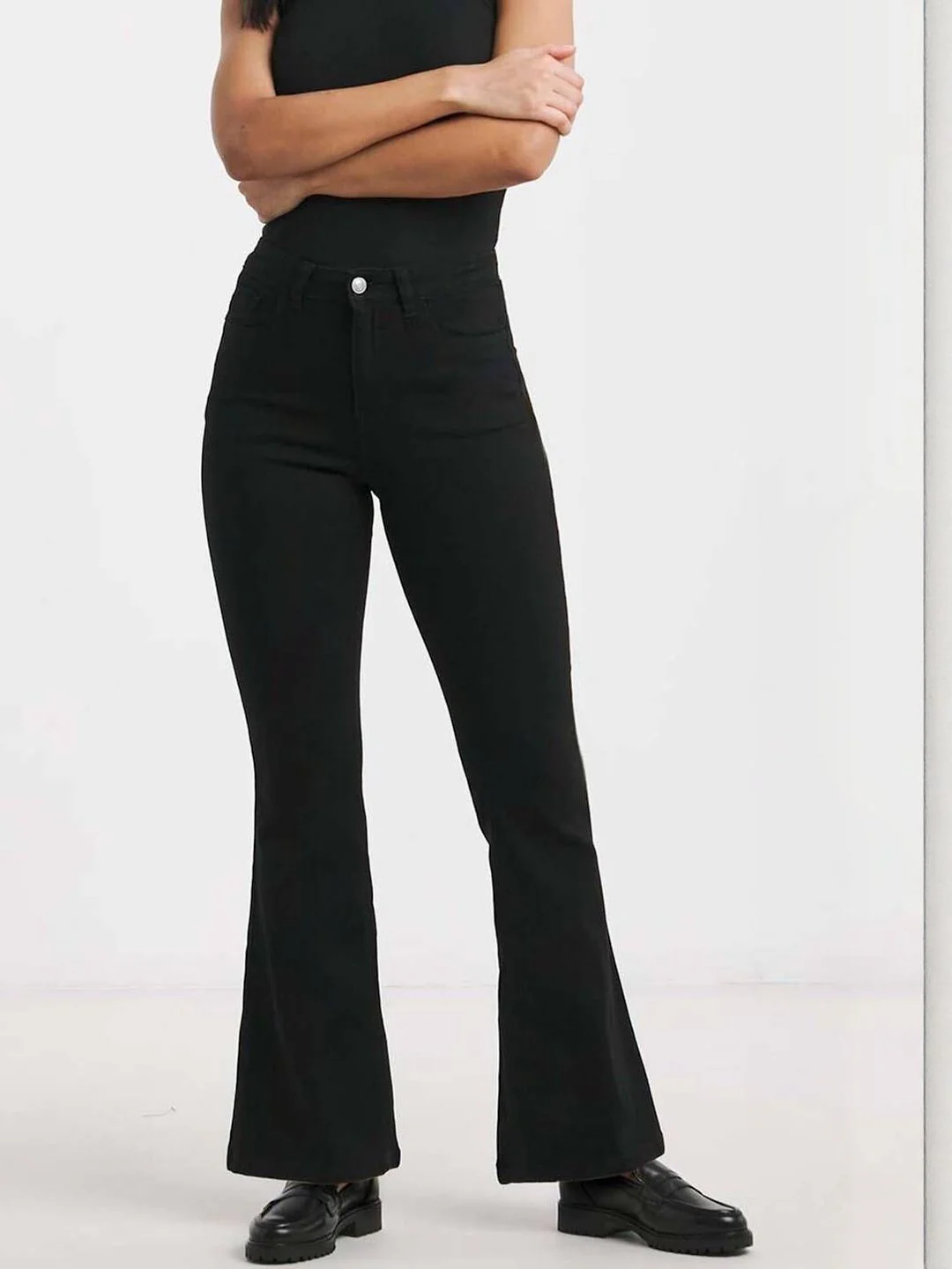 Kotty Women Bootcut High-Rise Cotton Stretchable Jeans - Image 5