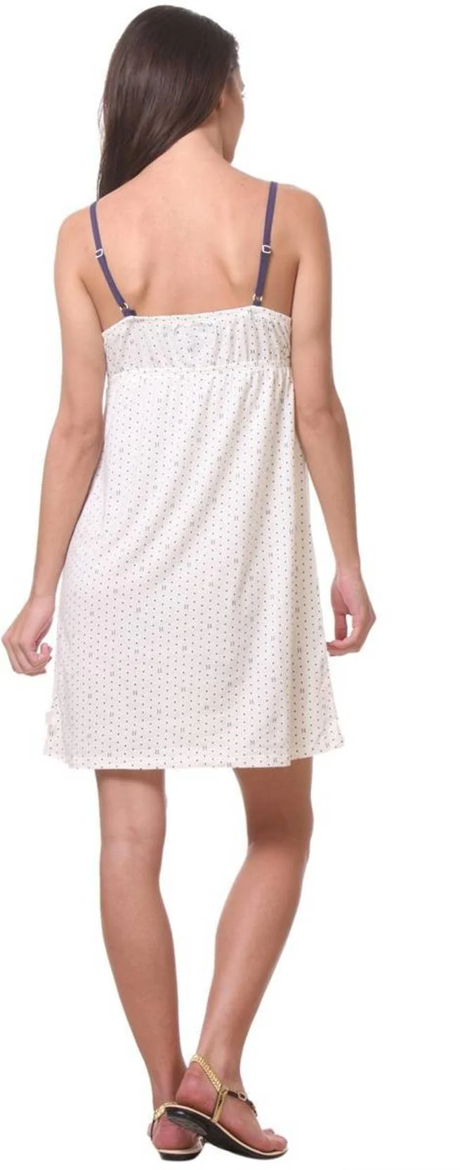 KOTTY  Women Chemise  (White) - Image 4