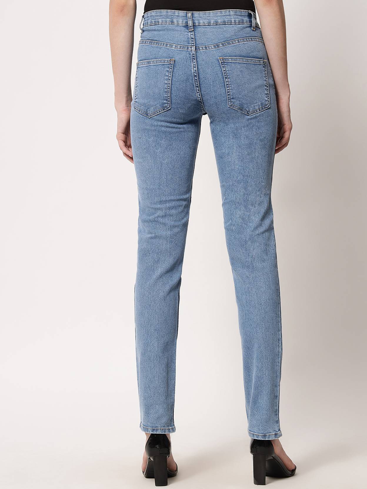 KOTTY Women Regular High Rise Blue Jeans - Image 2