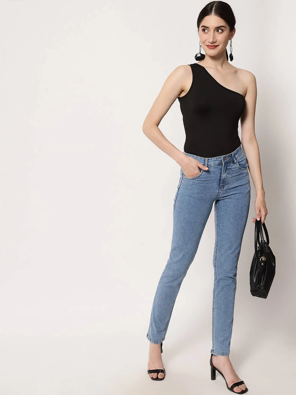 KOTTY Women Regular High Rise Blue Jeans - Image 5
