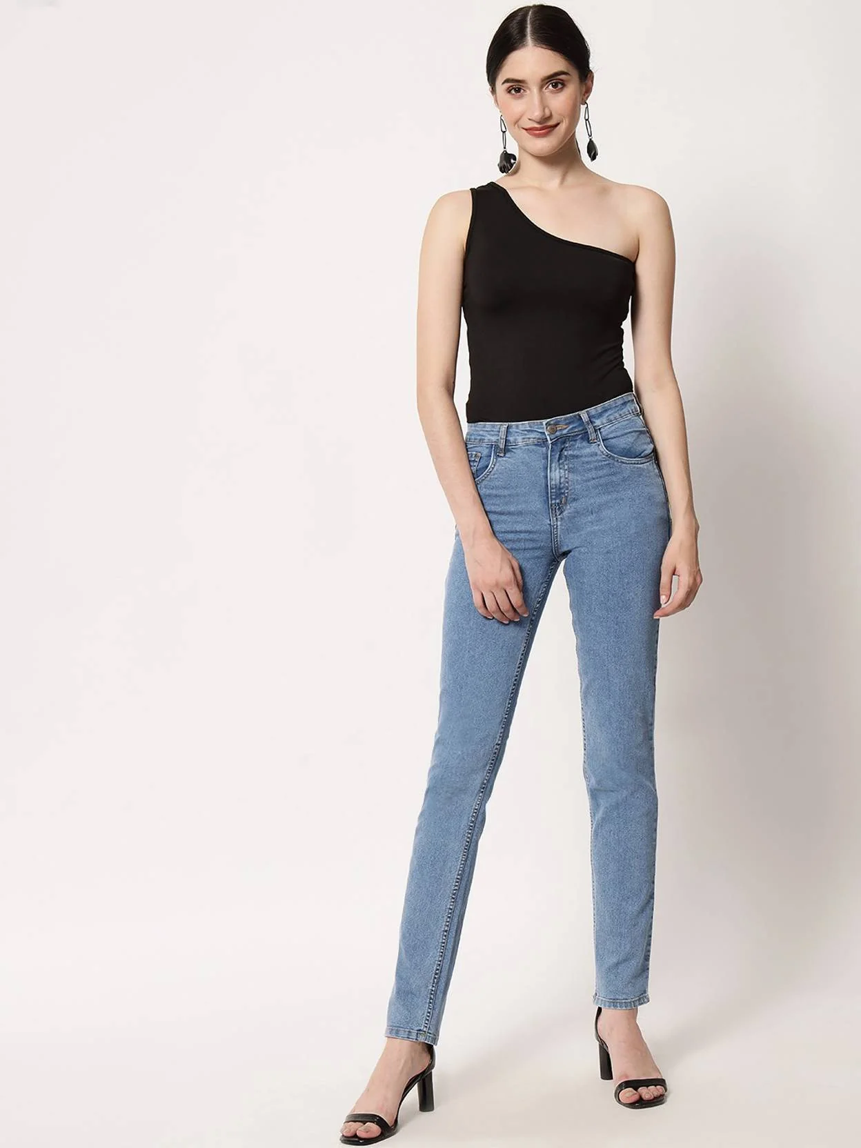 KOTTY Women Regular High Rise Blue Jeans - Image 6