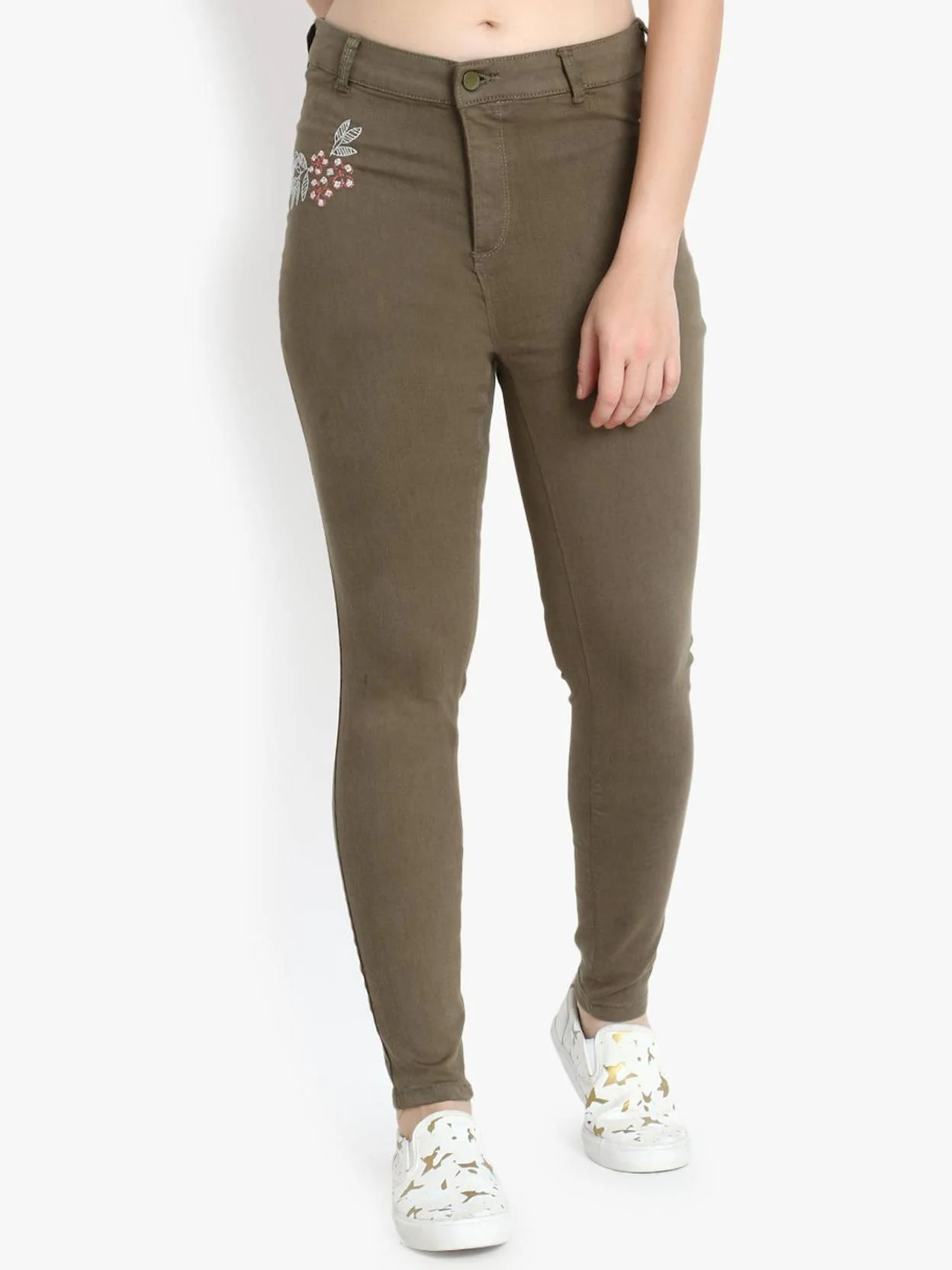 KOTTY Women Regular High Rise Multicolor Jeans