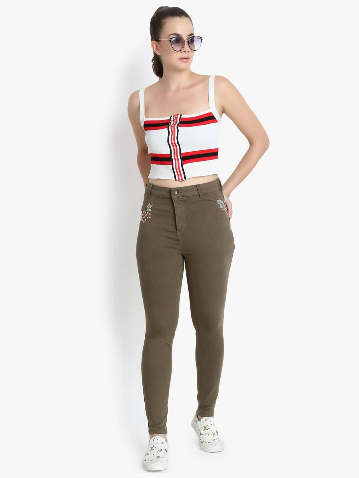 KOTTY Women Regular High Rise Multicolor Jeans - Image 5