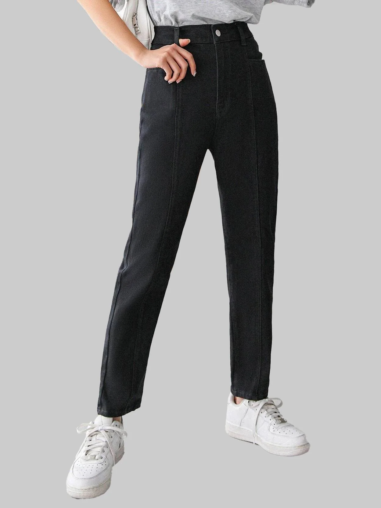 KOTTY Women Regular Mid Rise Black Jeans - Image 4
