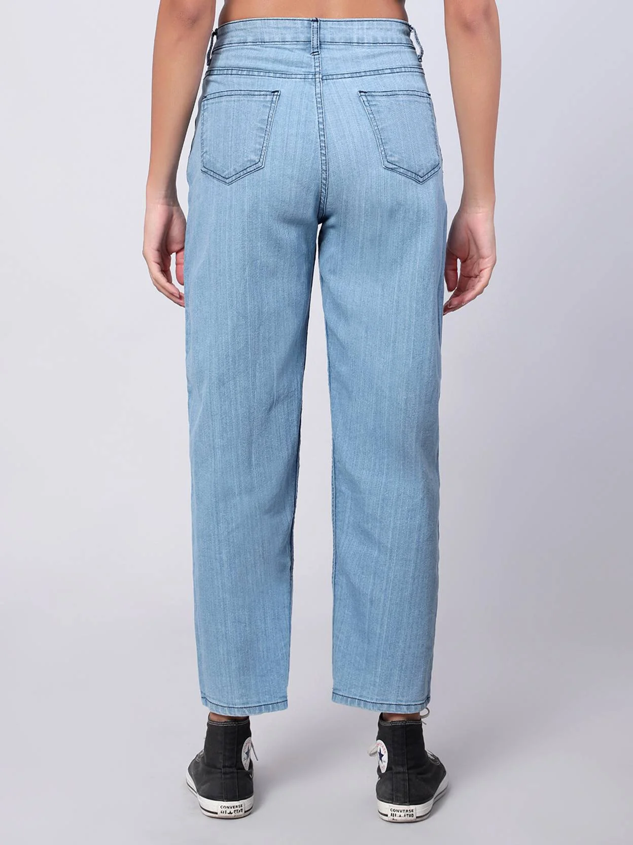 KOTTY Women Regular Mid Rise Light Blue Jeans - Image 3
