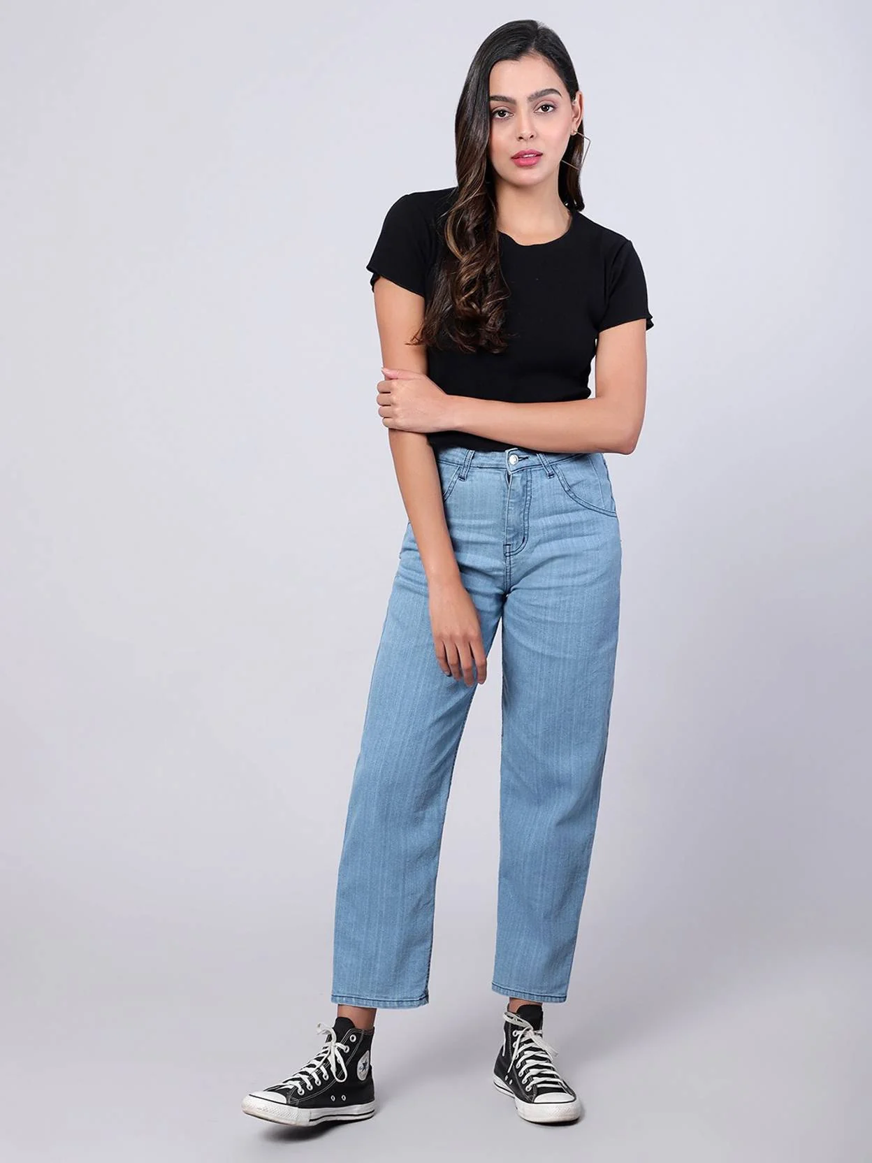 KOTTY Women Regular Mid Rise Light Blue Jeans - Image 4