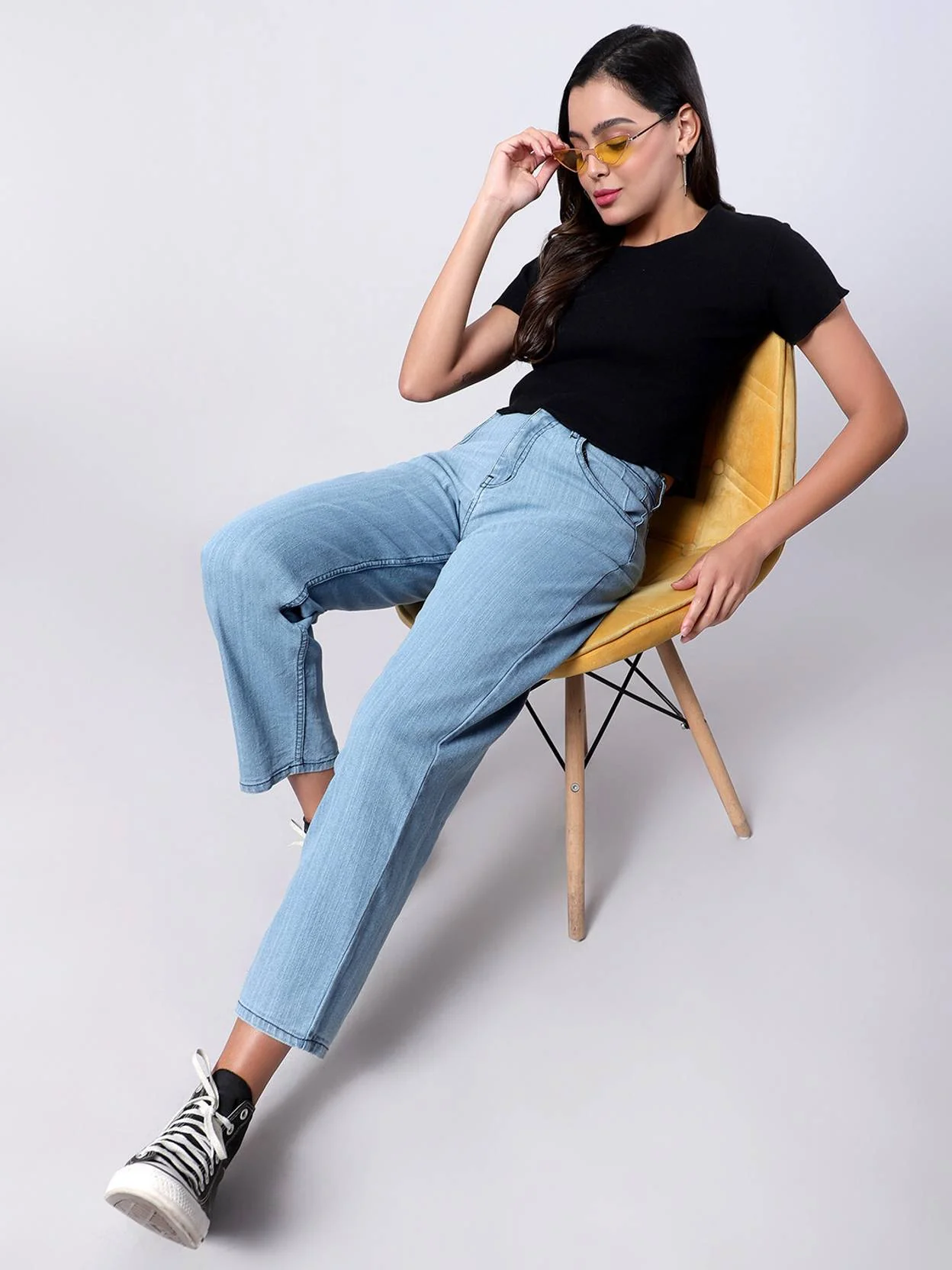 KOTTY Women Regular Mid Rise Light Blue Jeans - Image 6