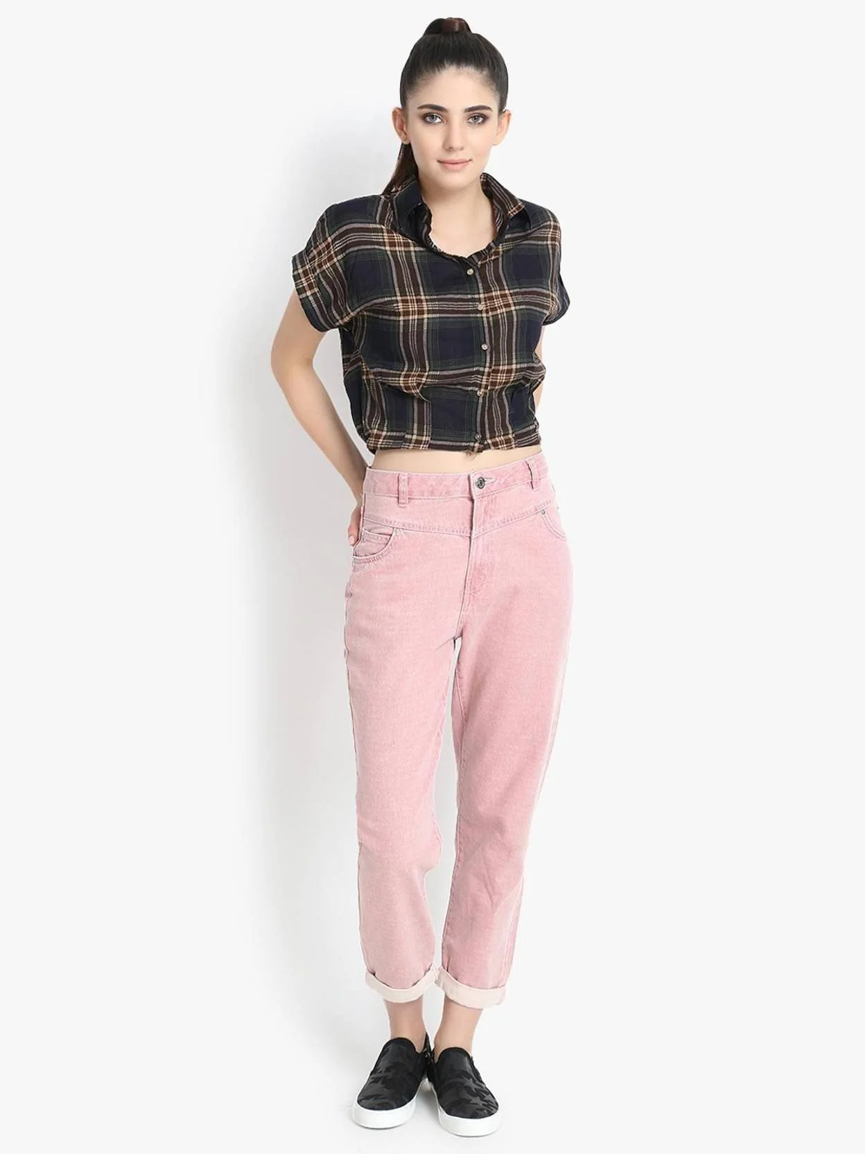 KOTTY Women Regular Mid Rise Pink Jeans - Image 5