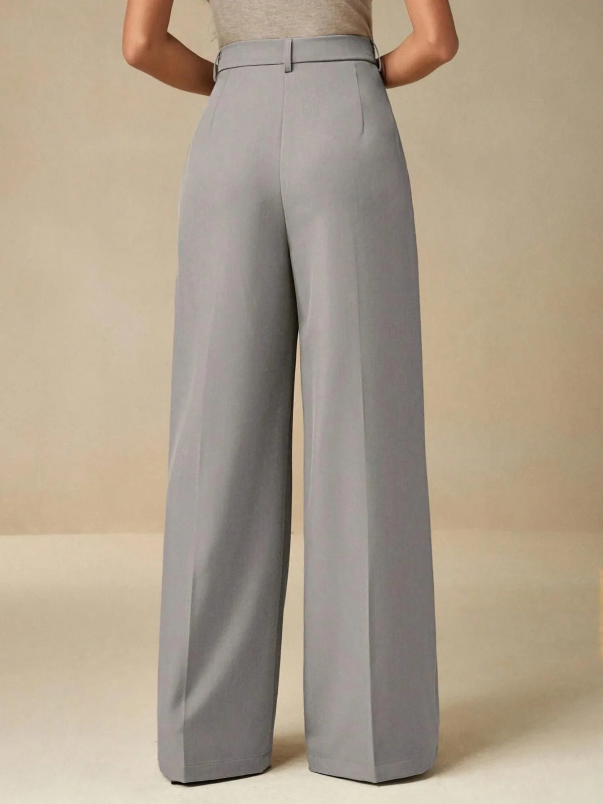 KOTTY  Women Relaxed Grey Viscose Rayon Trousers - Image 5