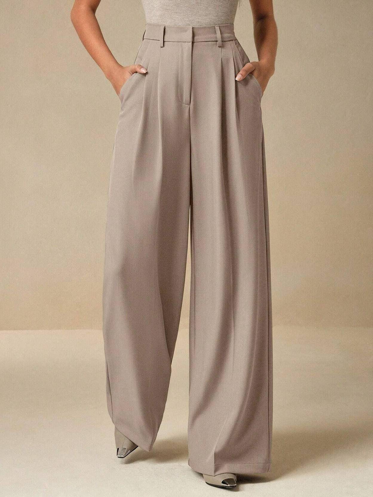 KOTTY  Women Relaxed Pink Viscose Rayon Trousers - Image 2