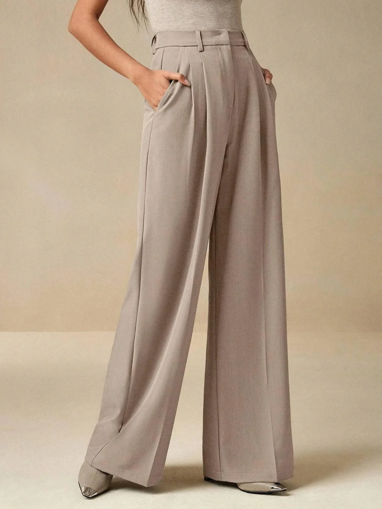 KOTTY  Women Relaxed Pink Viscose Rayon Trousers - Image 5