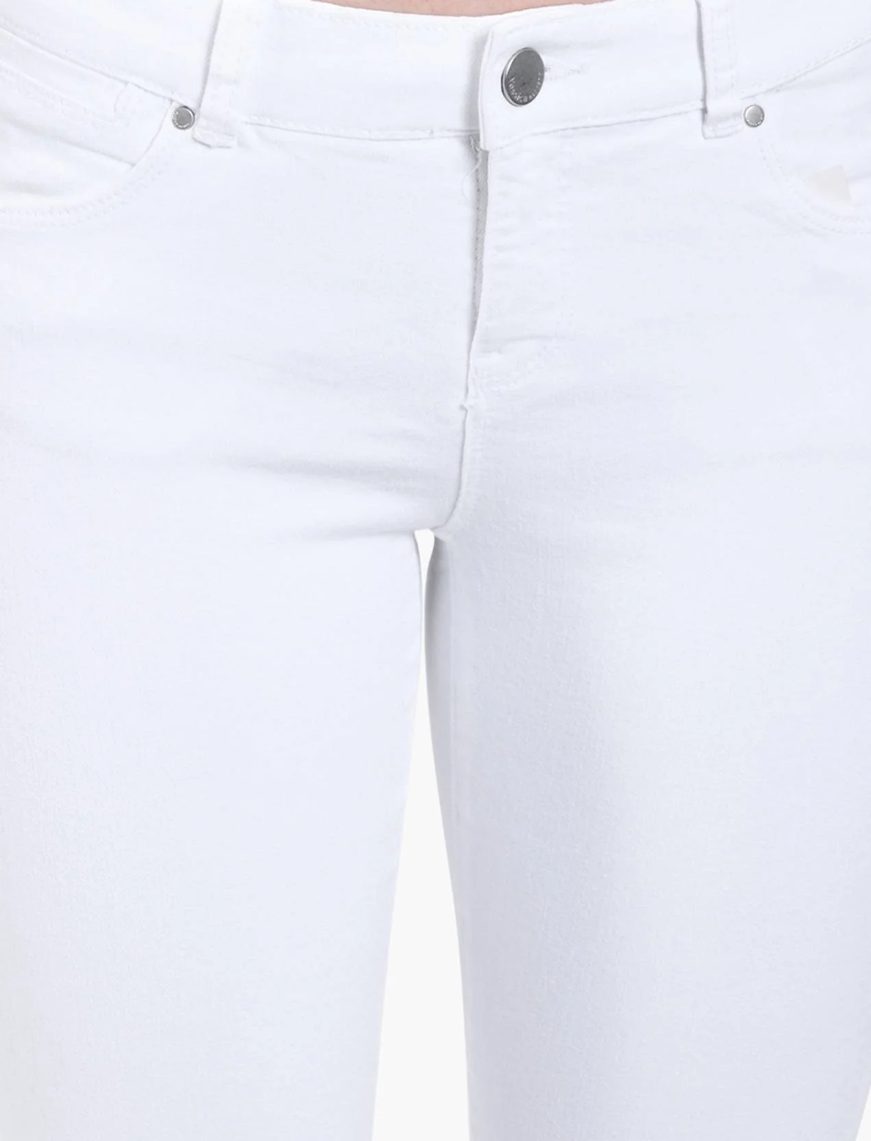 KOTTY  Women Skinny High Rise White Jeans - Image 4