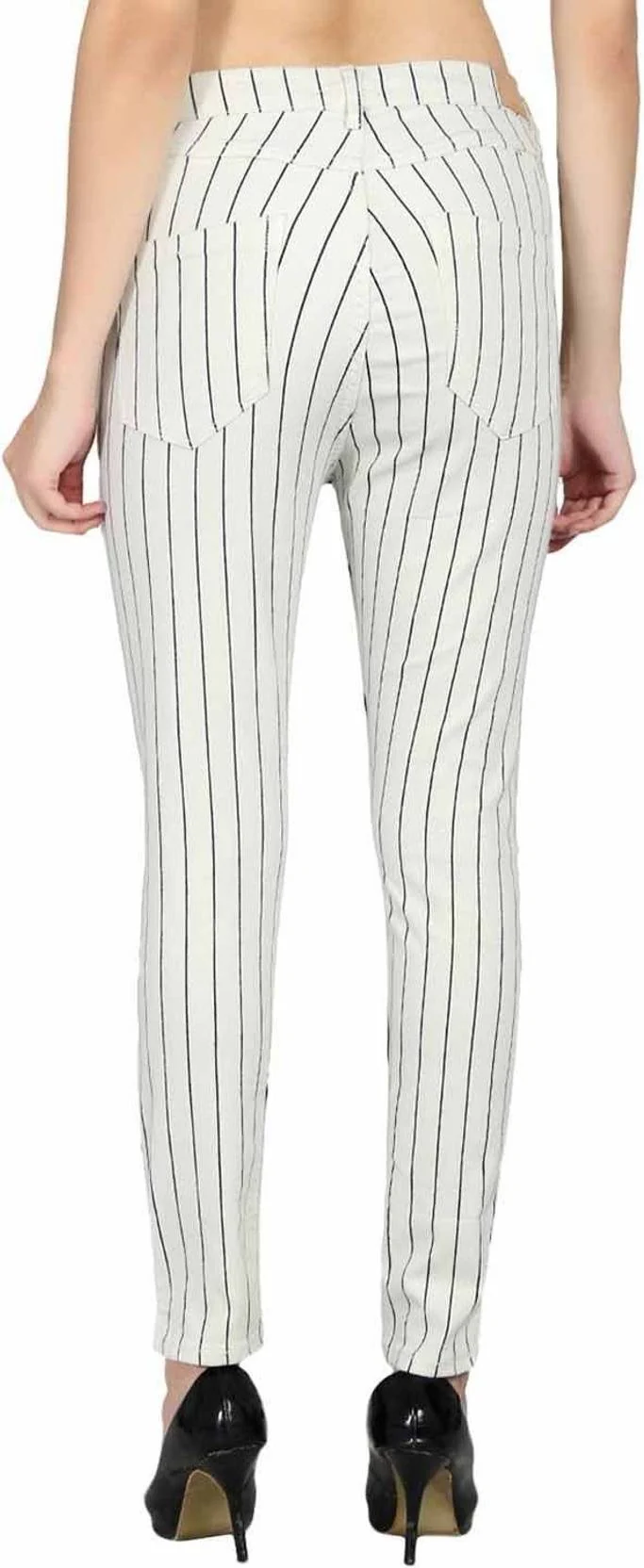 KOTTY  Women Skinny Mid Rise Beige Jeans - Image 2
