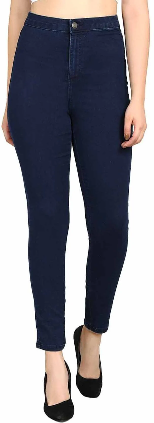 KOTTY Women Skinny Mid Rise Blue Jeans