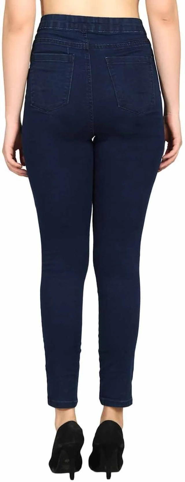 KOTTY Women Skinny Mid Rise Blue Jeans - Image 2
