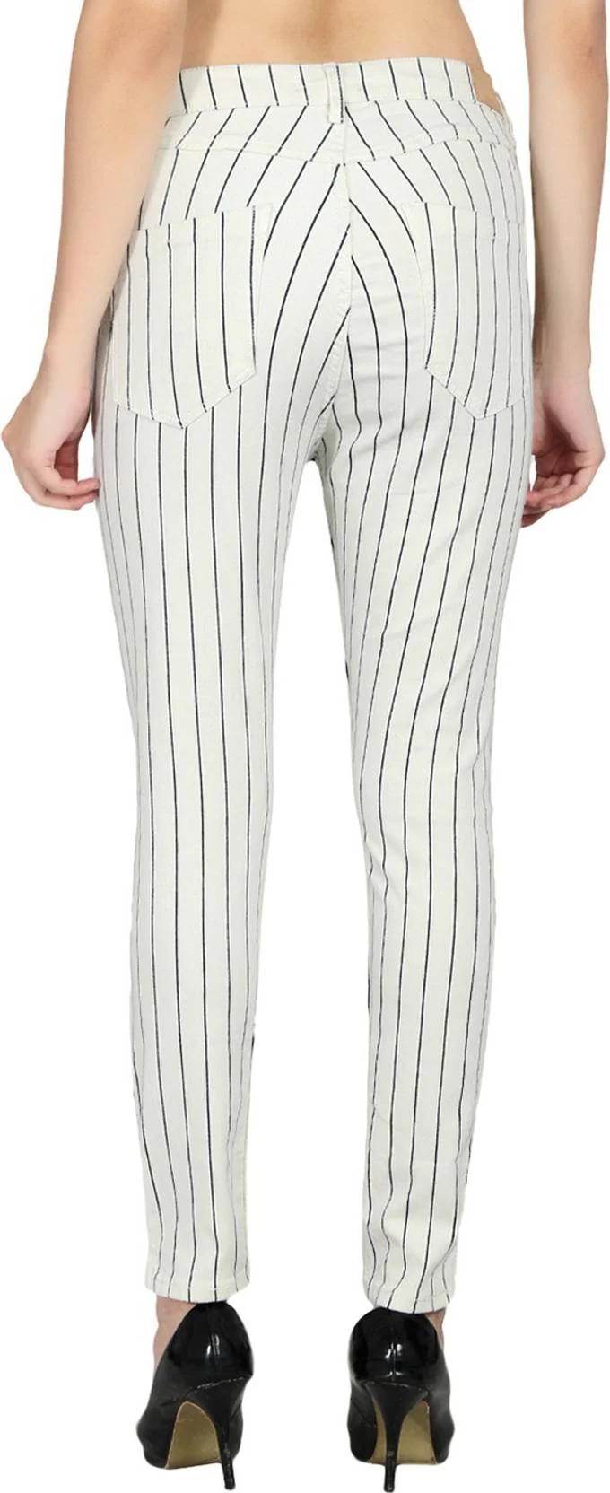 KOTTY  Women Slim Mid Rise White Jeans - Image 2