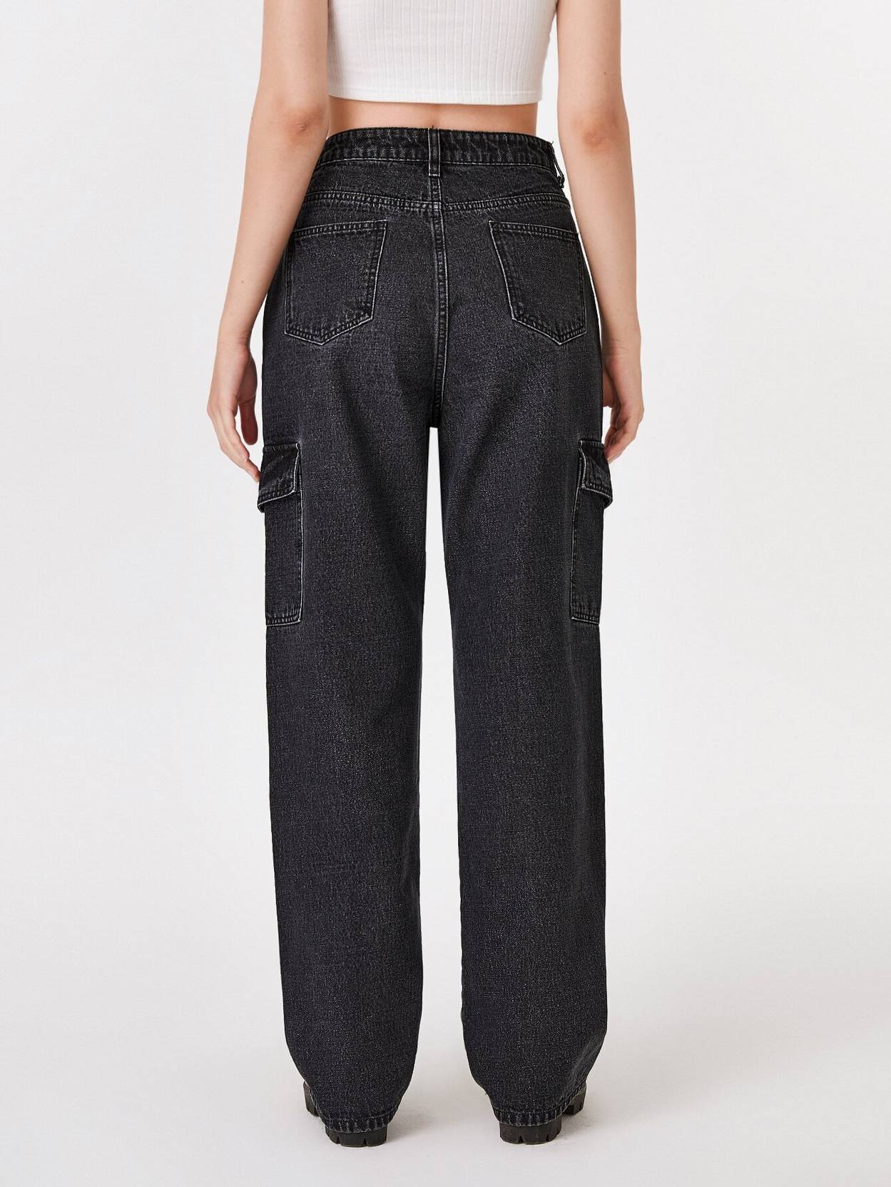 KOTTY Women Straight Fit High Rise Black Jeans - Image 2