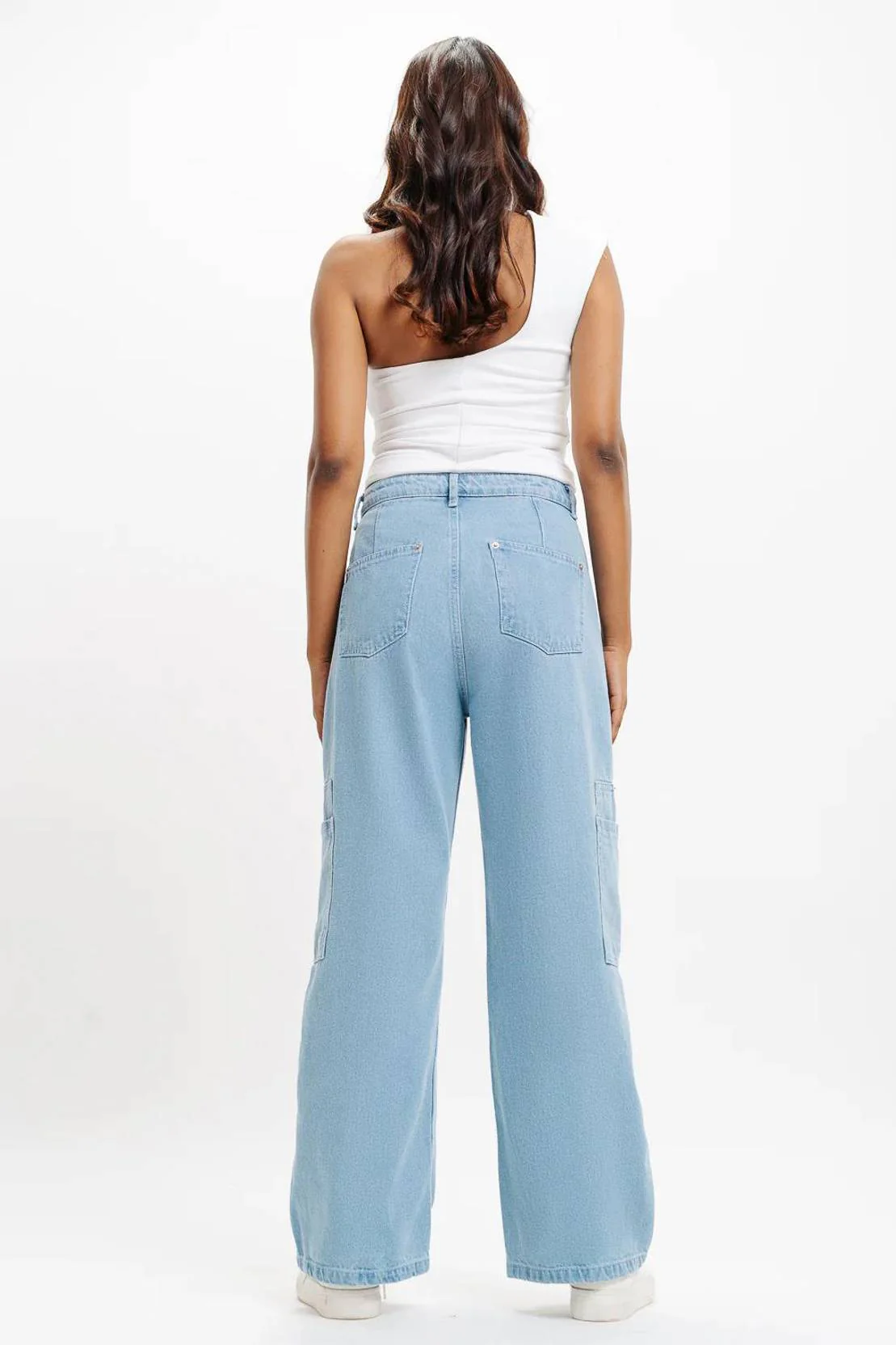 KOTTY Women Straight Fit High Rise Light Blue Jeans - Image 4