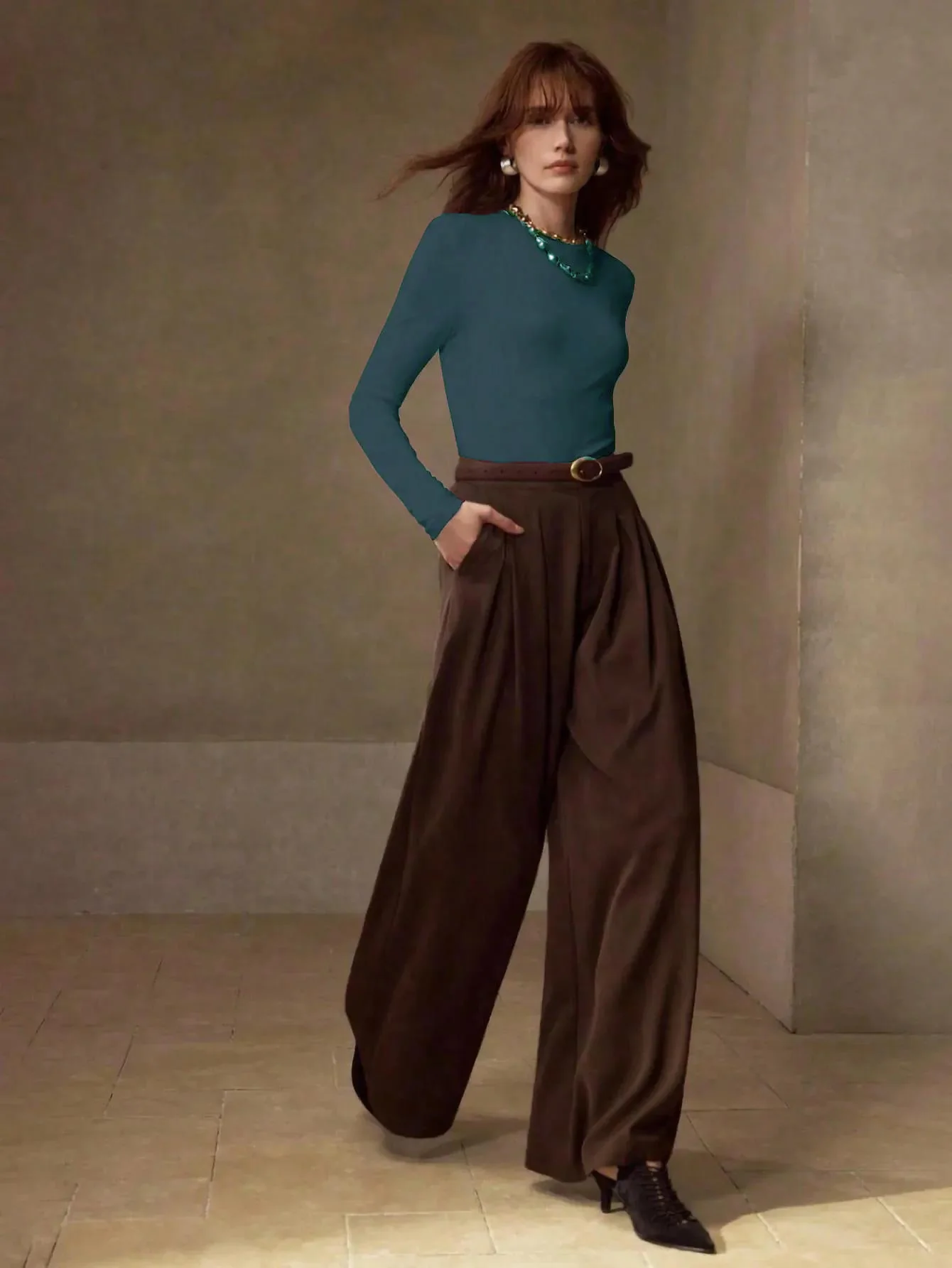 KOTTY Women's Sleeve Round Neck Casual Comfort Top - Image 4