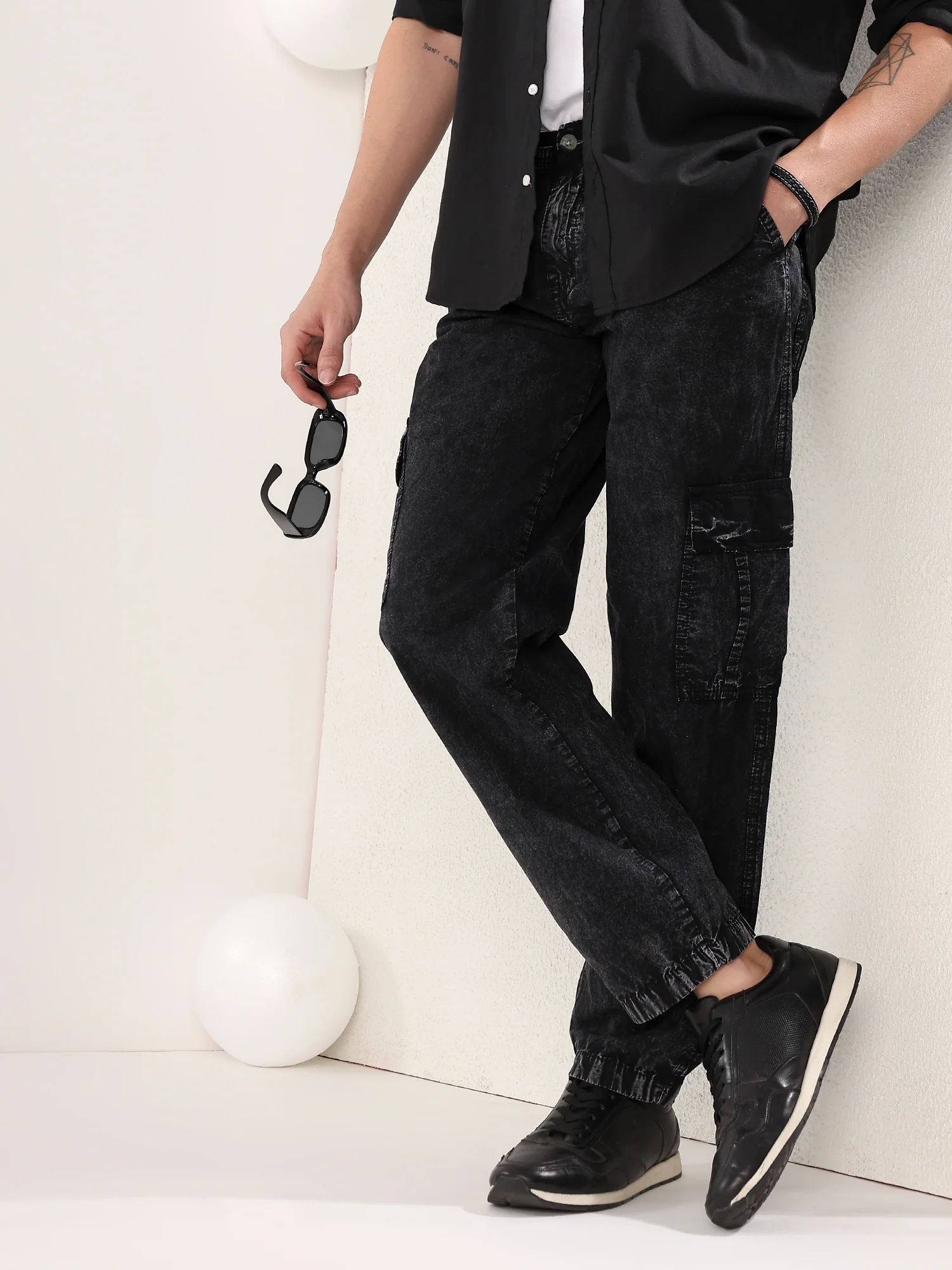 Men‚Äôs Dark Wash Denim Jeans - Image 7
