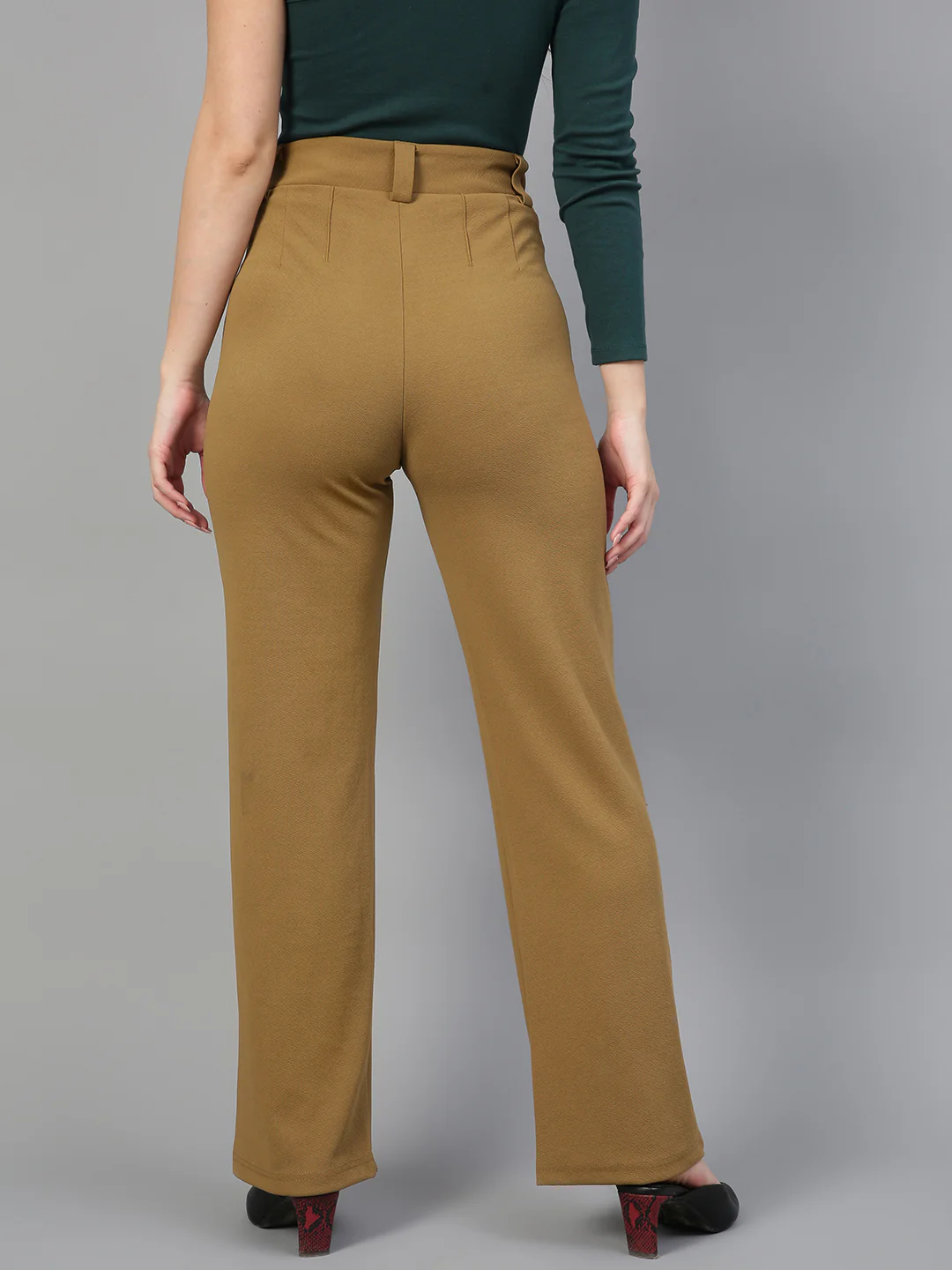 Trendy Tops & High Waist Tailored Pants - 2 Piece Coordinate Sets - Image 6