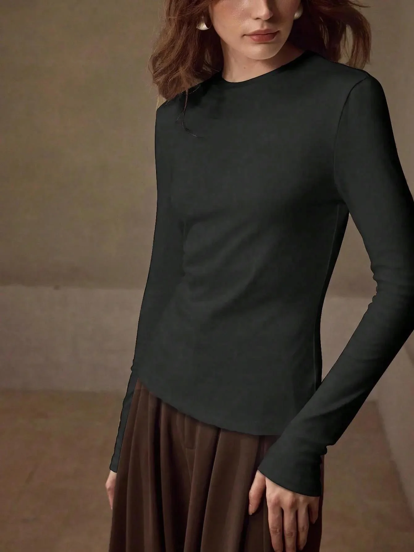 Women‚Äôs 3 Pack Long Sleeve Crewneck Tops - Image 5