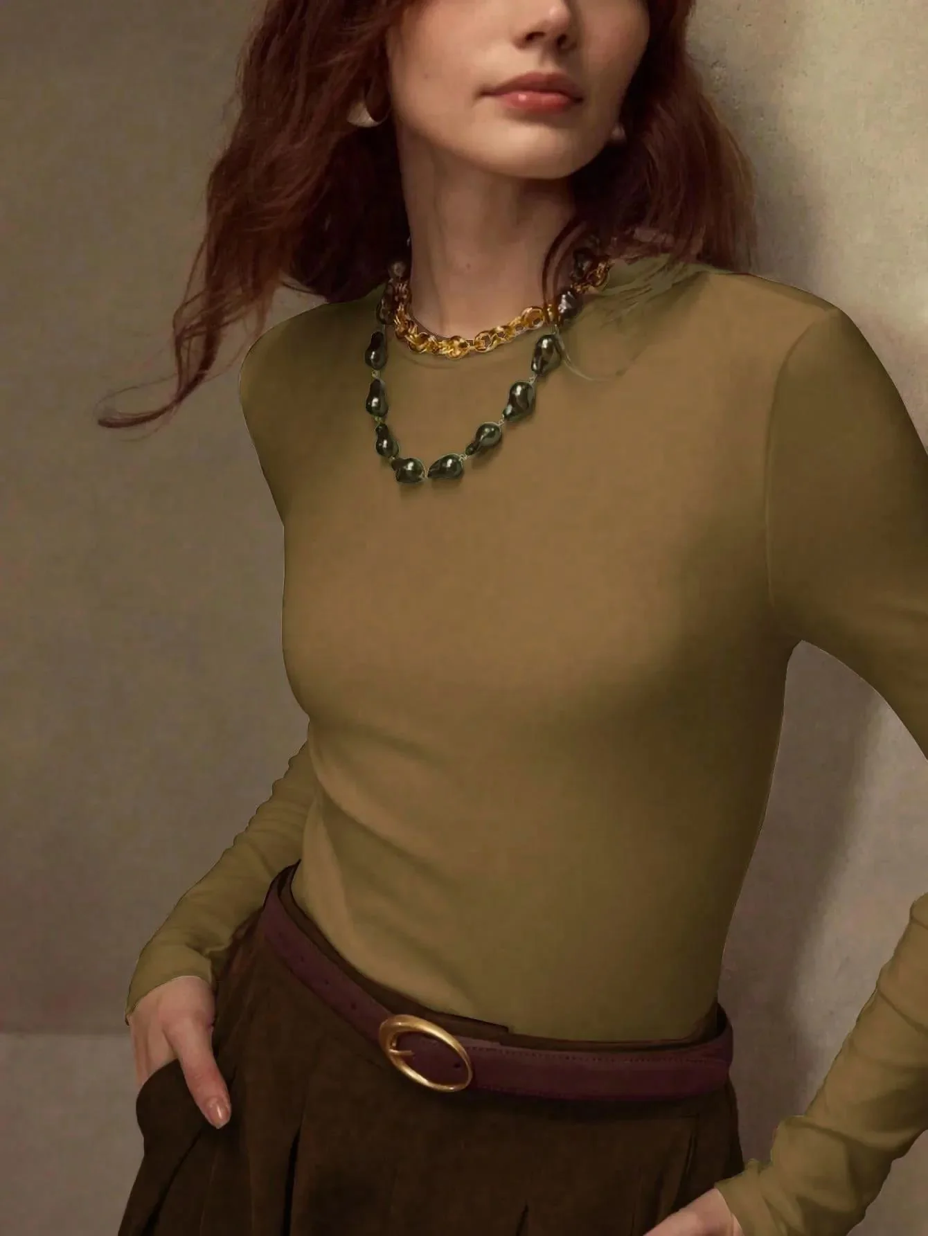 Women’s 3 Pack Long Sleeve Stretch Tops - Image 5