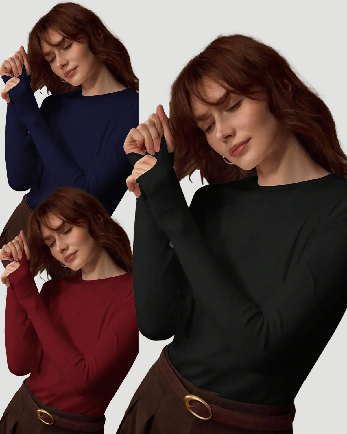 Women‚Äôs 3 Pack Long Sleeve Tops