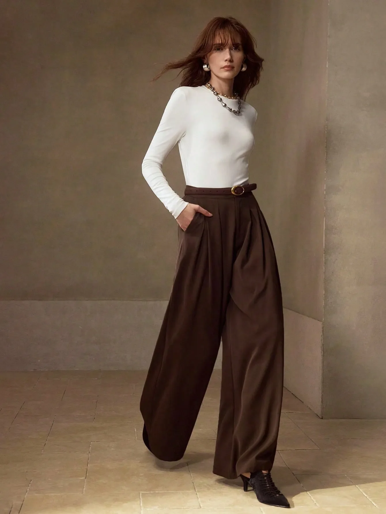 Women's Long Sleeve Crew Neck Basic Tee 3-Pack - Image 4