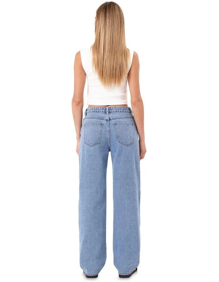 Women's Loose Fit Denim Jeans - Image 2