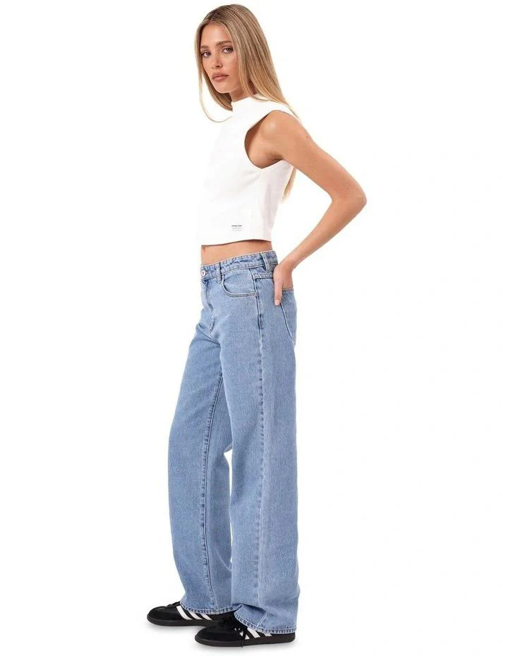 Women's Loose Fit Denim Jeans - Image 3